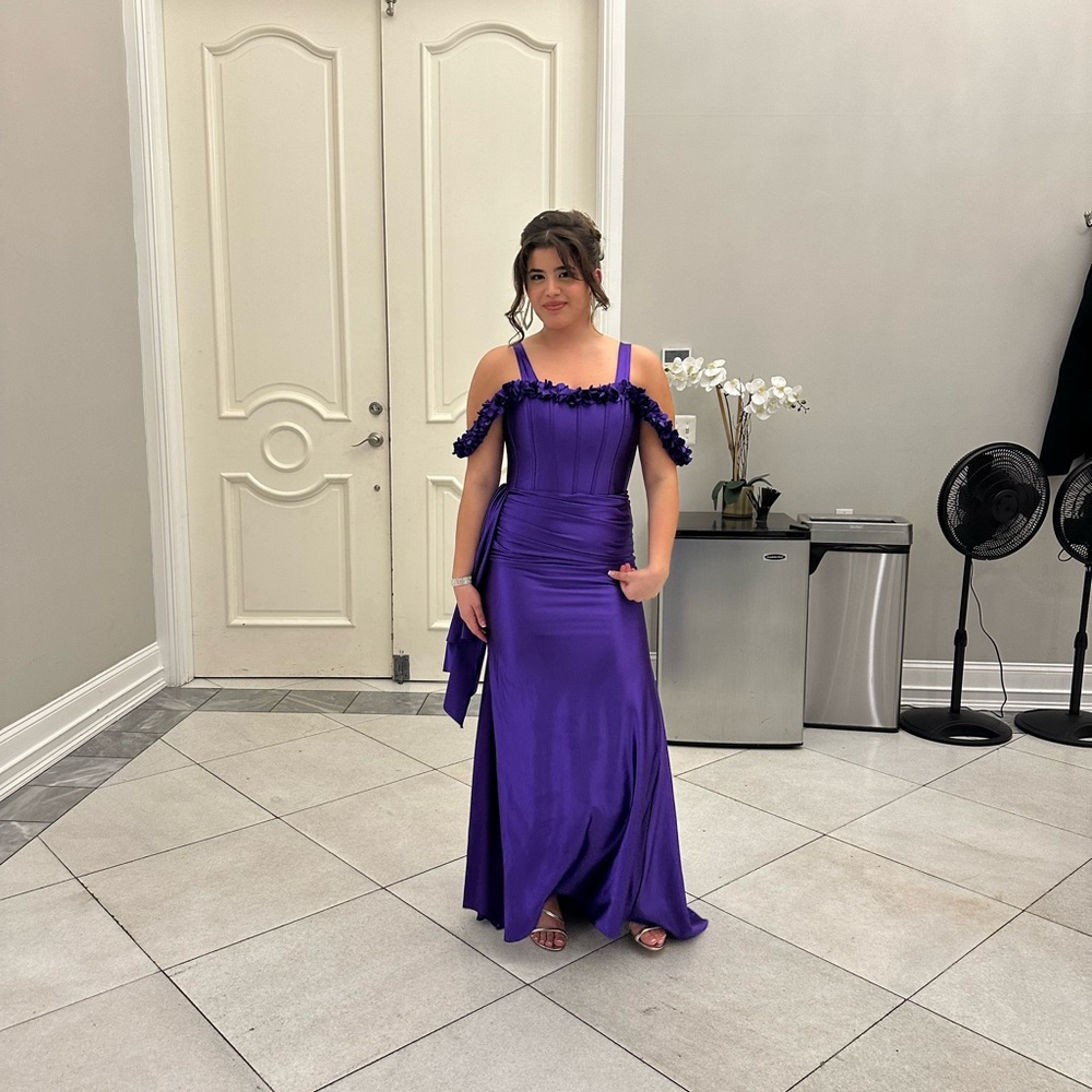 Pozda Poz Purple Gown from Turkish Designer
